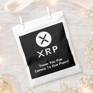 XRP Party Black and White Crypto Currency  Favour Bags