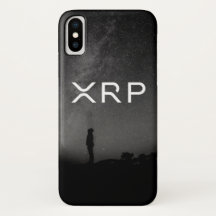 XRP Ripple black grey milky way phone case