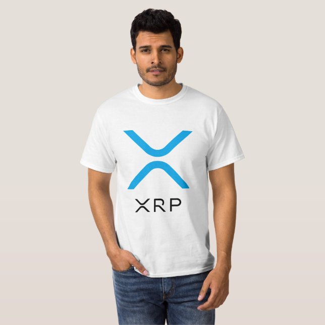 XRP Ripple Blue & Black Logo | Value Shirt (Front Full)