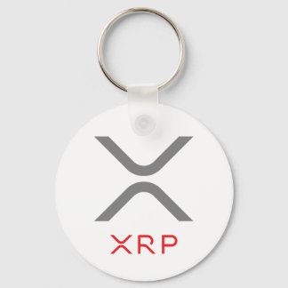 XRP Ripple Grey & Red Logo | Basic Keychain