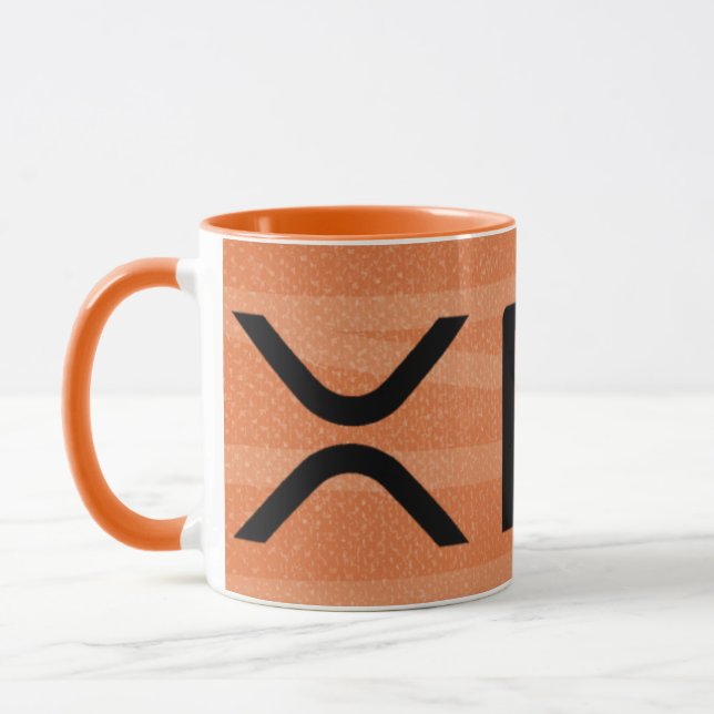 xrp, Ripple orange mug cup (Left)