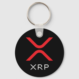 XRP Ripple Red & White Logo | Basic Keychain