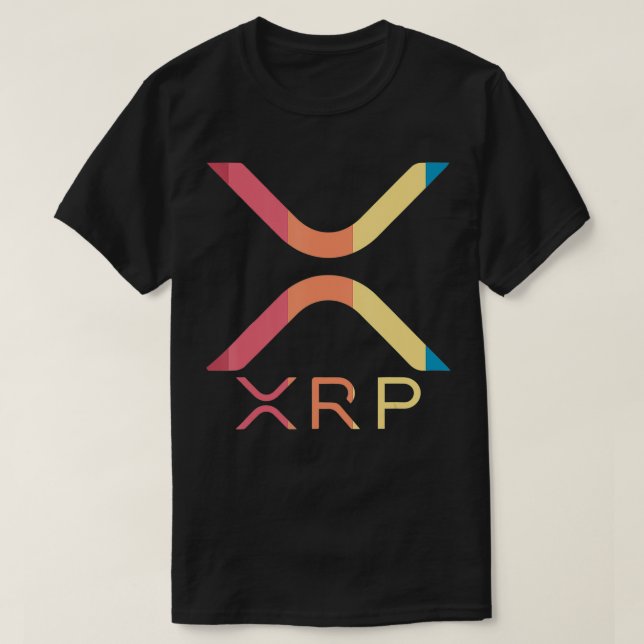 XRP To The Moon XRP Ripple Cryptocurrency Bitcoin  T-Shirt (Design Front)