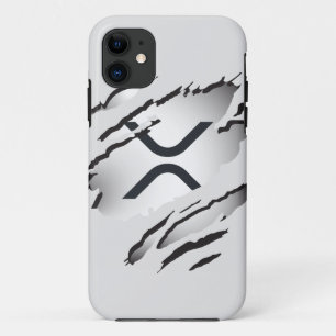  XRP Torn Image w/ Logo Reveal Underneath iPhone 11 Case