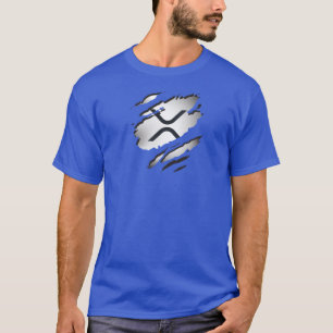 XRP Torn Image w/ Logo Reveal Underneath - T-Shirt