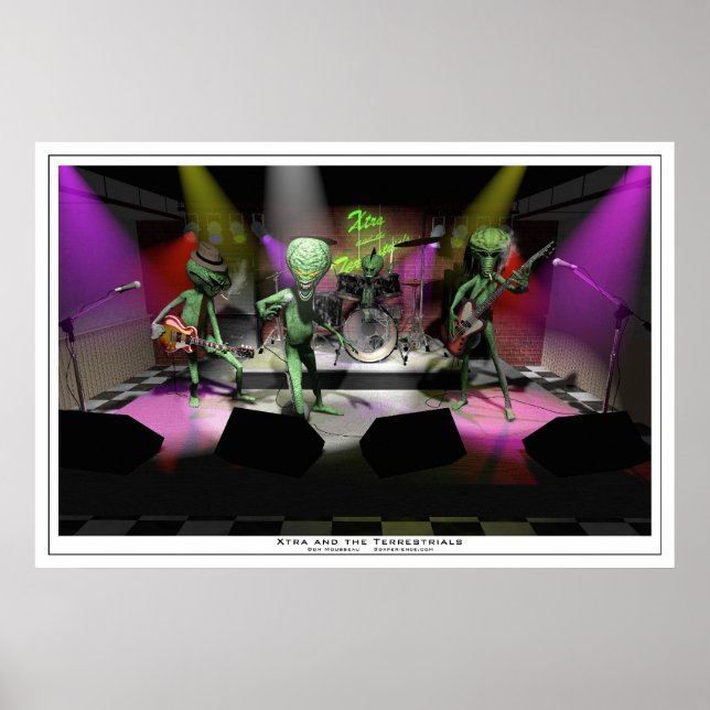 Xtra and the Terrestrials Poster (Front)