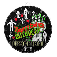 Xtra Points Zombie Outbreak Defence Team DartBoard