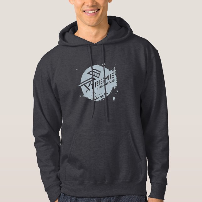 Xtreme Ironing Basic Dark Hooded Sweatshirt 3 (Front)