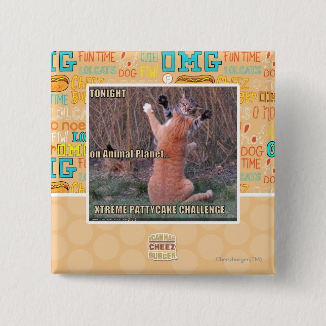Xtreme PattyCake Challenge 15 Cm Square Badge (Front)