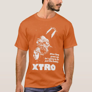 XTRO Retro 80s Horror Movie T-Shirt