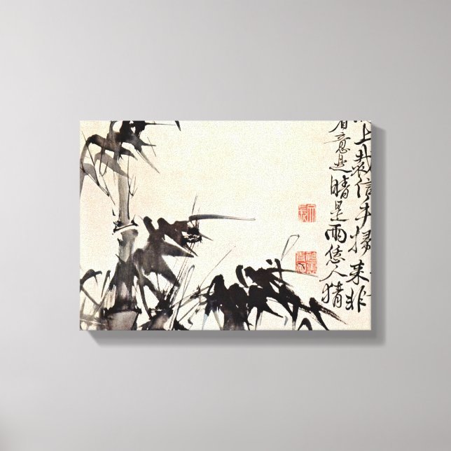 Xu Wei - Bamboo Canvas Print (Front)