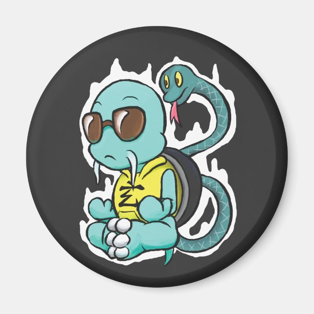 Xuan-Wu Zen Magnet (Front)