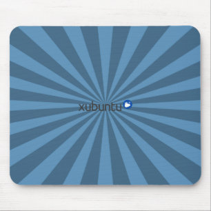 Xubuntu Linux Blue StarBurst Mouse Mat