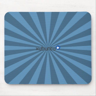 Xubuntu Linux Blue StarBurst Mouse Mat