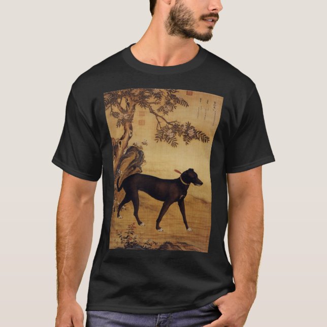 Xueluzhua a Chinese Greyhound from Ten Prized Dogs T-Shirt (Front)