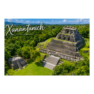 Xunantunich Belise Mayan archaeological sight Poster