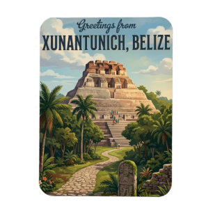 Xunantunich Mayan Ruins Belise Magnet