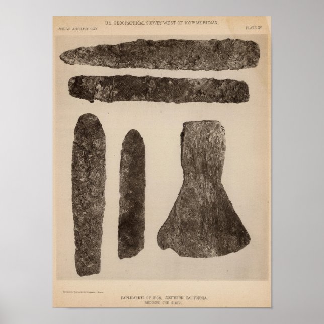 XV Iron implements, So California Poster (Front)