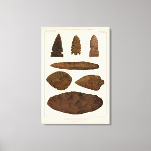 XVI Stone implements, New Mexico Canvas Print