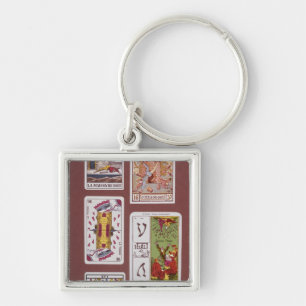 XVI The Tower of Destruction Key Ring