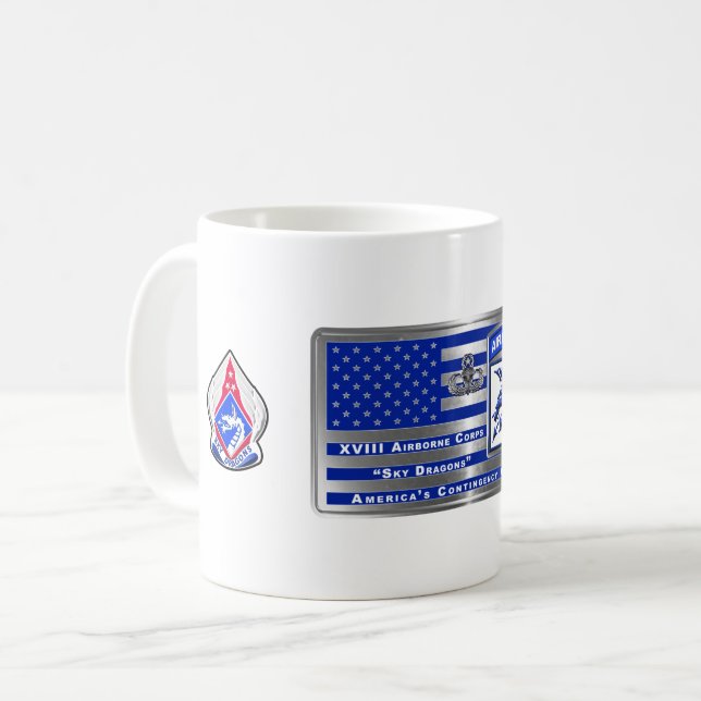 XVIII Airborne Corps America’s Contingency Corps Coffee Mug (Front Left)