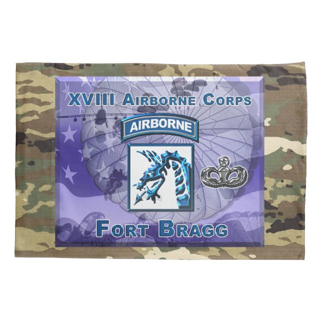 XVIII Airborne Corps Deployment Pillowcase (Back)