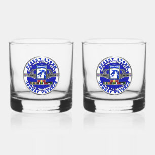 XVIII AIRBORNE CORPS Desert Storm Whiskey Glass