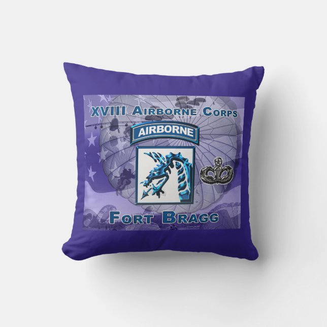 XVIII Airborne Corps Gift Special Throw Pillow (Front)