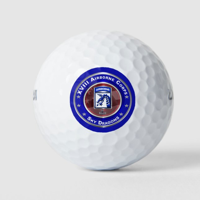 XVIII Airborne Corps  Golf Balls (Front)