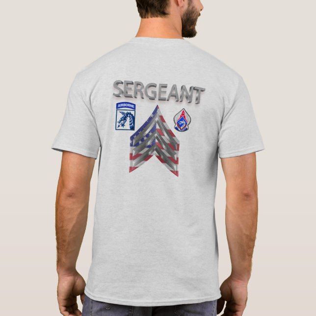 XVIII Airborne Corps Sergeant T-Shirt (Back)