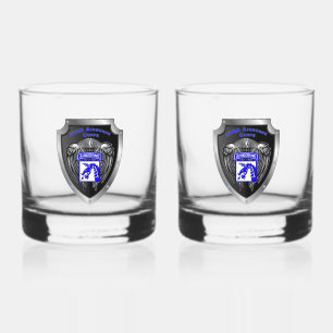 XVIII AIRBORNE CORPS WHISKEY GLASS