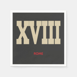 XVIII NAPKIN
