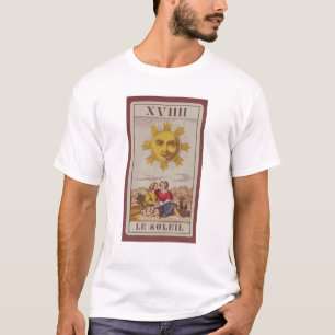 XVIIII Le Soleil, French tarot card of the Sun T-Shirt