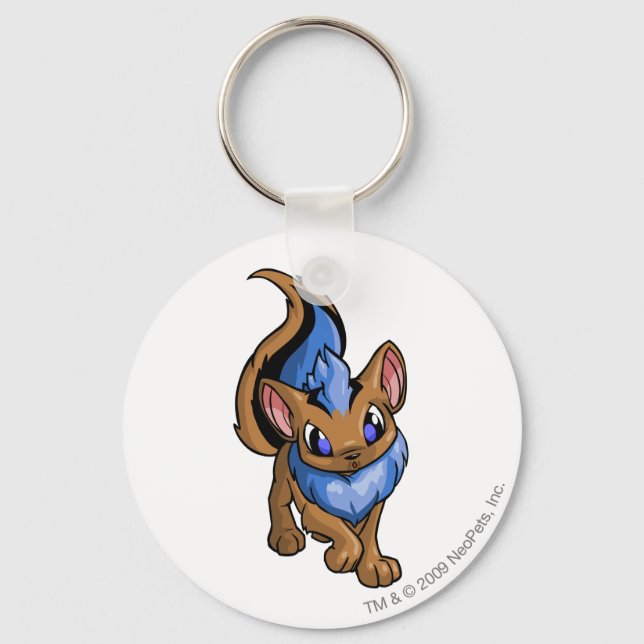 Xweetok Blue Key Ring (Front)