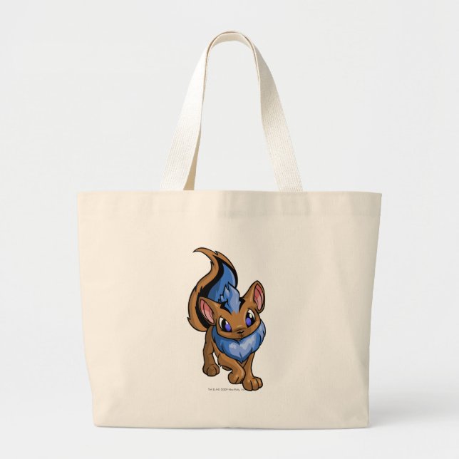 Xweetok Blue Large Tote Bag (Front)