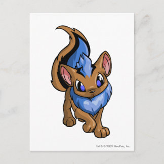 Xweetok Blue Postcard