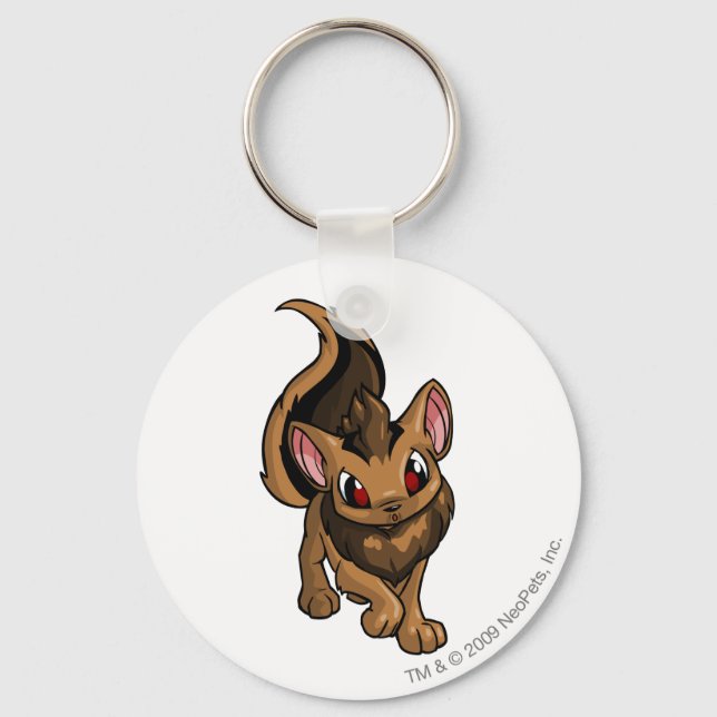 Xweetok Brown Key Ring (Front)