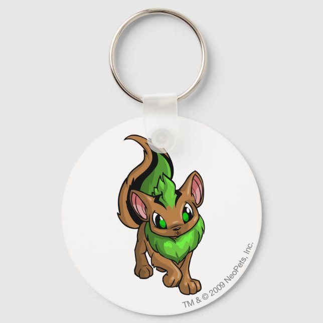 Xweetok Green Key Ring (Front)