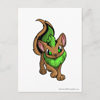 Xweetok Green Postcard