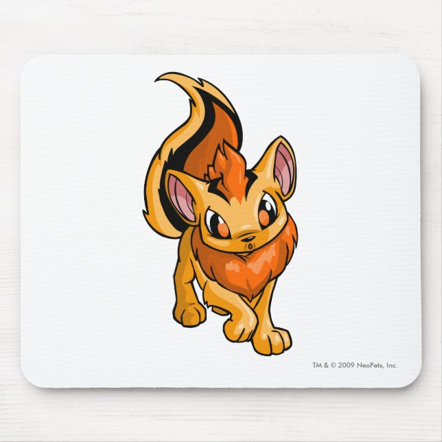 Xweetok Orange Mouse Mat (Front)