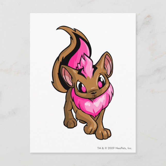 Xweetok Pink Postcard (Front)