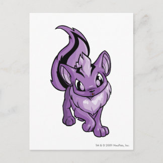 Xweetok Purple Postcard