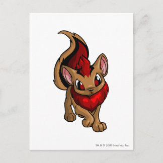 Xweetok Red Postcard