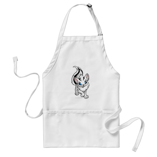 Xweetok White Standard Apron (Front)