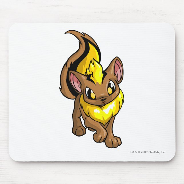 Xweetok Yellow Mouse Mat (Front)