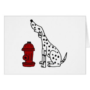 XX- Awesome Dalmatian Dog and Fire Hydrant
