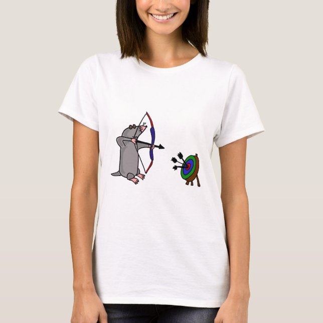 XX- Blind Mole in Archery Competition T-Shirt (Front)