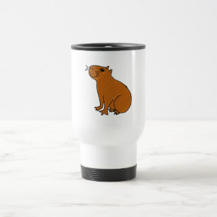 XX- Capybara Art Travel Mug