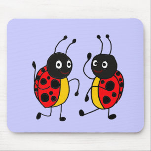 XX- Dancing Ladybugs Mouse Mat