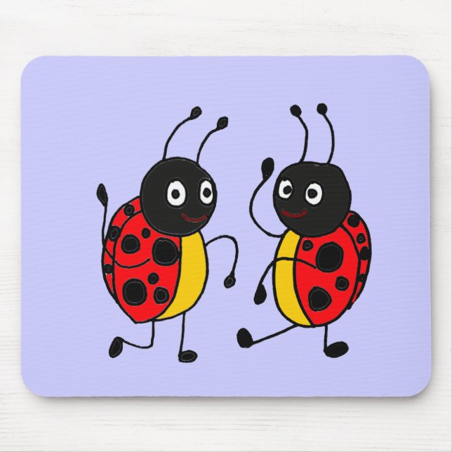 XX- Dancing Ladybugs Mouse Mat (Front)